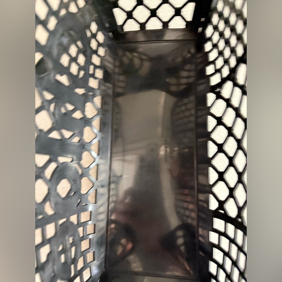 Chloe Cage Black Jelly Tote - Picture 8 of 12